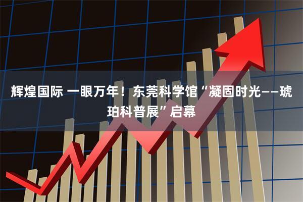 辉煌国际 一眼万年！东莞科学馆“凝固时光——琥珀科普展”启幕